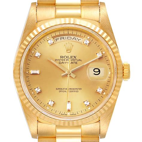 rolex diamond dail 18238|Rolex day date president 18238.